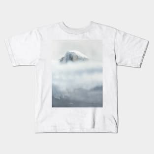 Half Dome in Winter Yosemite Kids T-Shirt